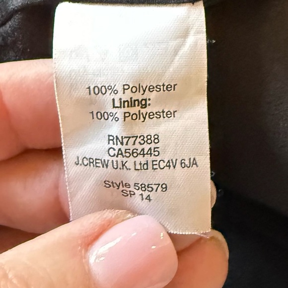 J Crew Daybreak Dress Black size 10 - Picture 7 of 8